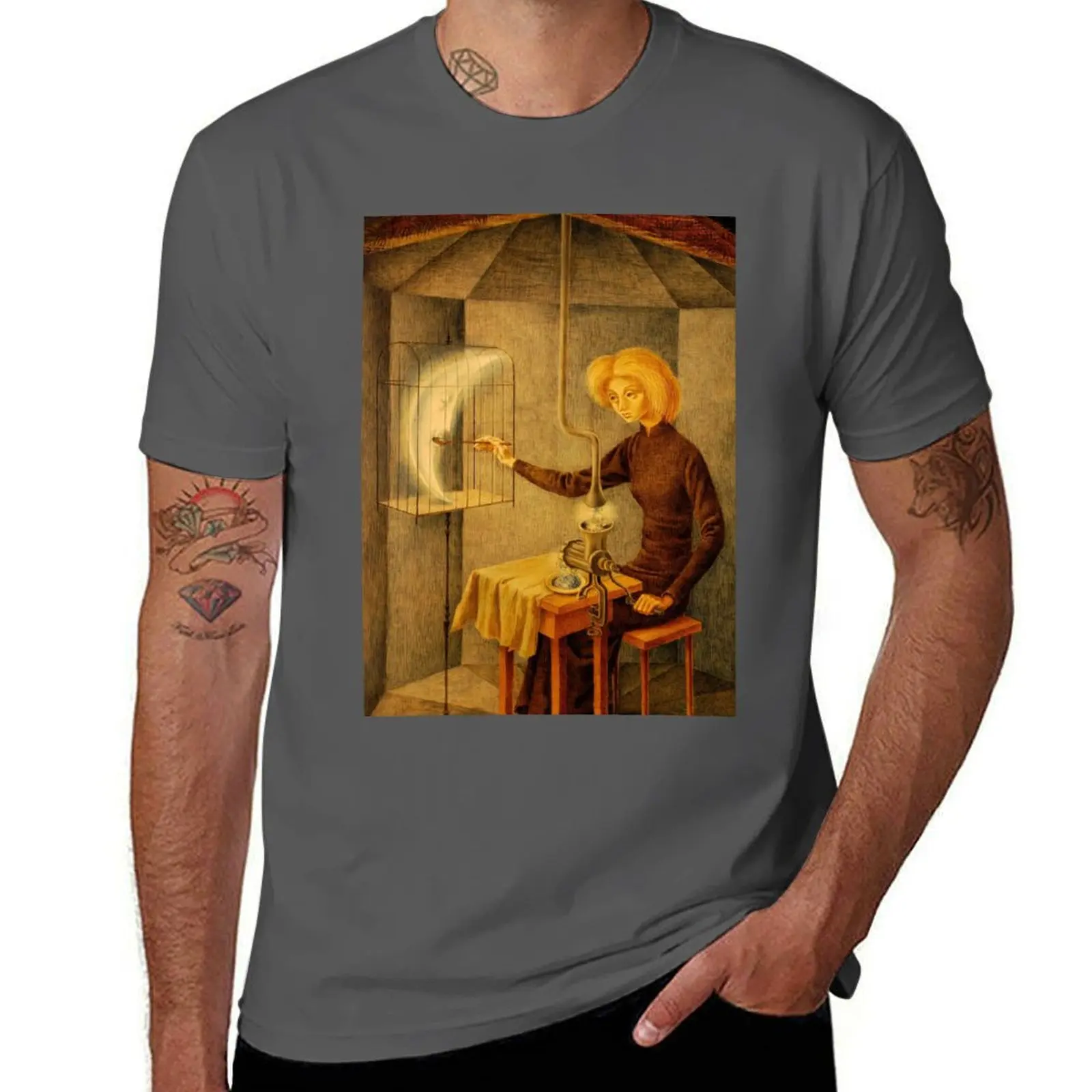 Star Maker (Detail) by Remedios Varo T-Shirt graphic t shirts for man t shirts for man graphic vintage T-Shirt