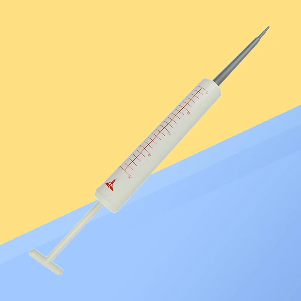 Giant Syringe Toy Novelty Fake Injector Halloween Prop (51 x 51cm) - White syringe prop fake syringe with needle