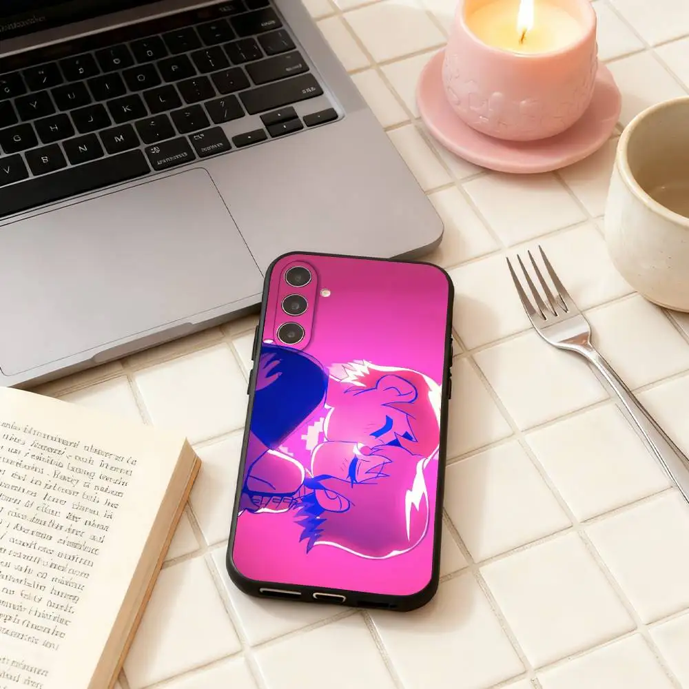 Custodia per telefono S-Scott Pilgrim per Samsung Galaxy A73, A72, A71, A70, A53, A52, A51, Altri Soft Black Shell