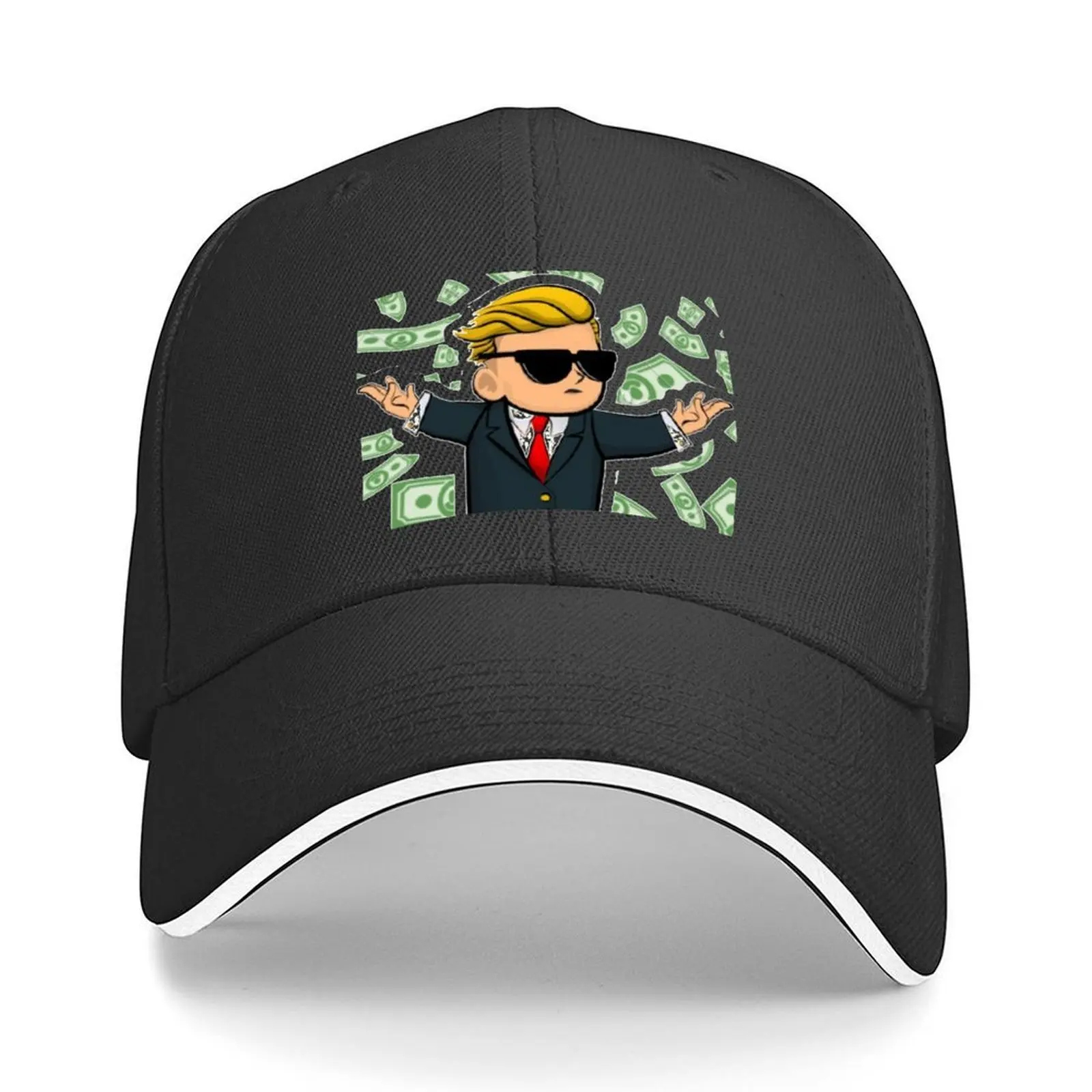 

Wall Street Bets Money Logo Baseball Cap Horse Hat hiking hat Luxury Cap Big Size Hat Women's 2025 Men's