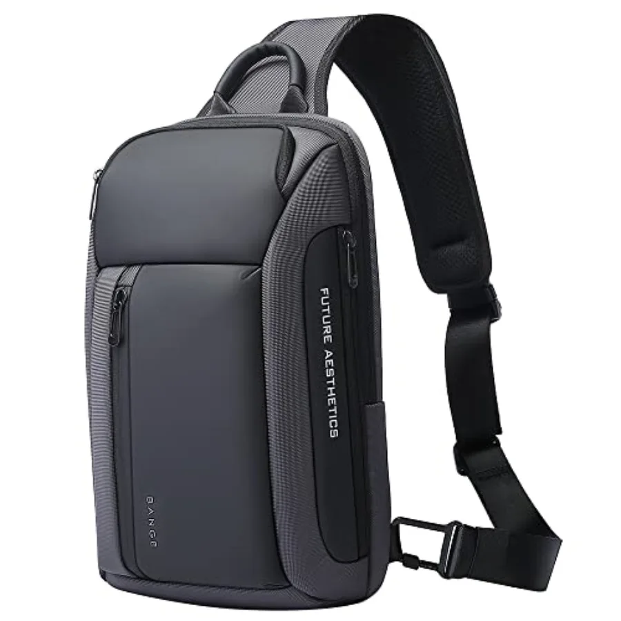 

Men's Crossbody Backpack - Waterproof Shoulder Bag for Travel Hiking and Daily Commute