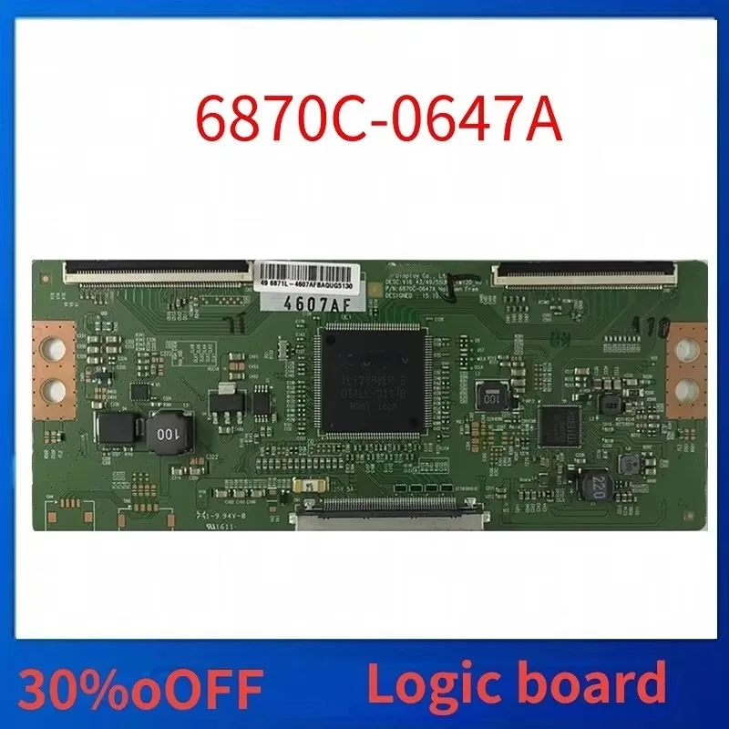 

6870C-0647A V16 434955 UHD_TM120_v0.1 ТВ-плата Tcon 6870c0647a V 16434955 UHDTM120v01 6870c 0647a Логическая плата Хорошая тестовая плата T Con