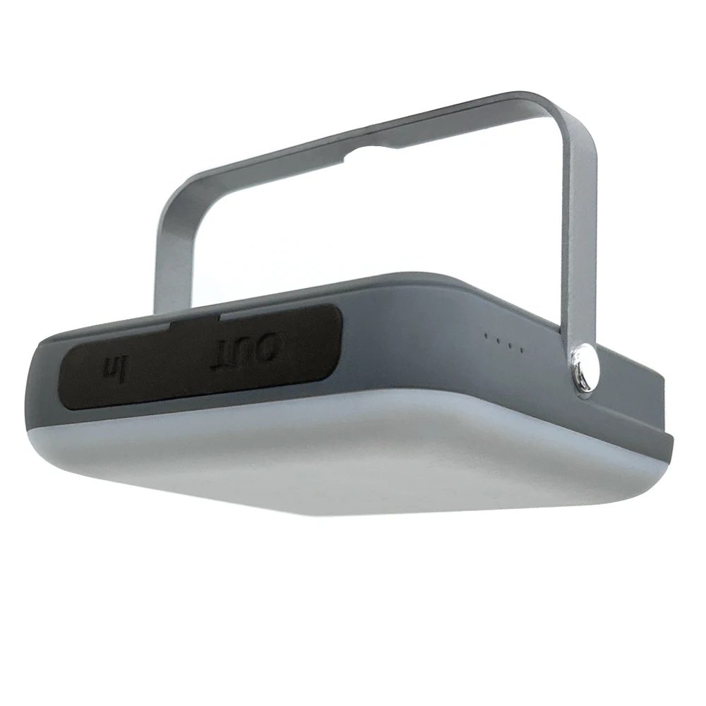 Luz de camping barata con batería de 10000 mAH de salida USB dual con certificación PSE KC de Japón para acampar