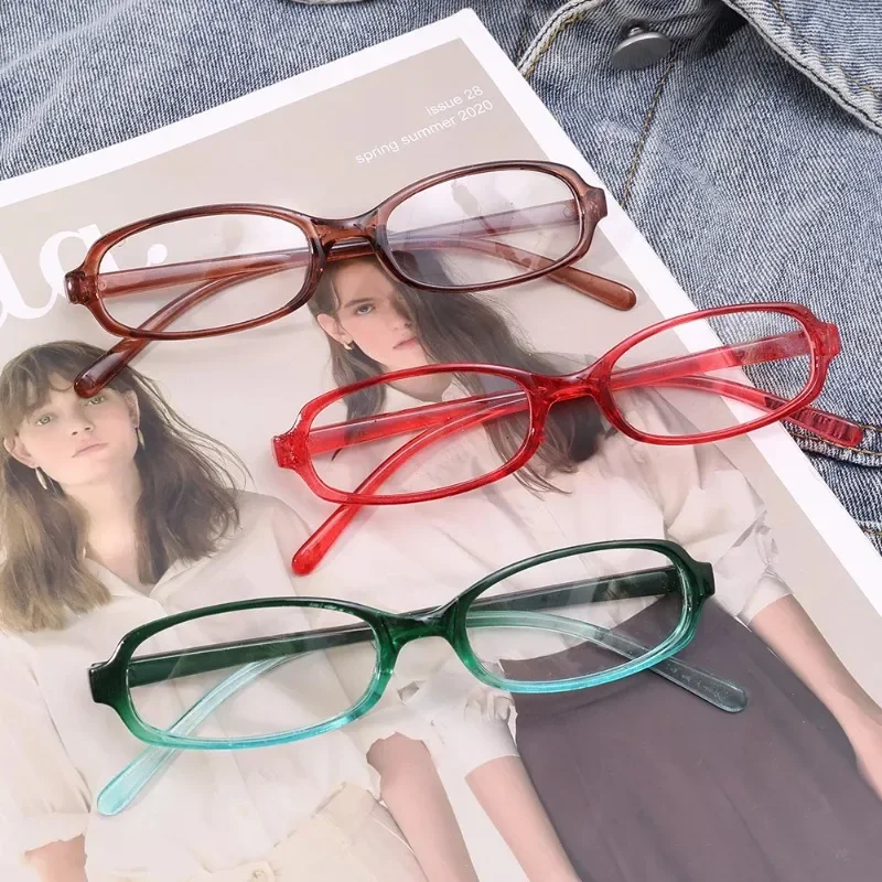 Y2K Small Oval-Square Fashion Glasses — product information 18