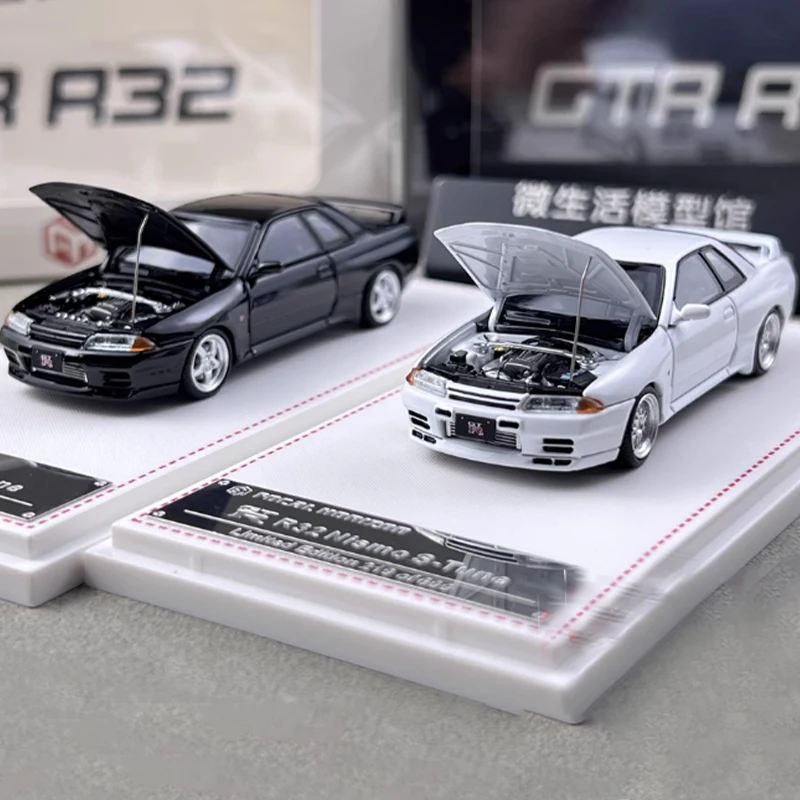

Diecast Original 1:64 Scale GT-R R32 Nismo S-Tune Alloy Model Simulation Decoration Hobbies Souvenirs Collection Static Display