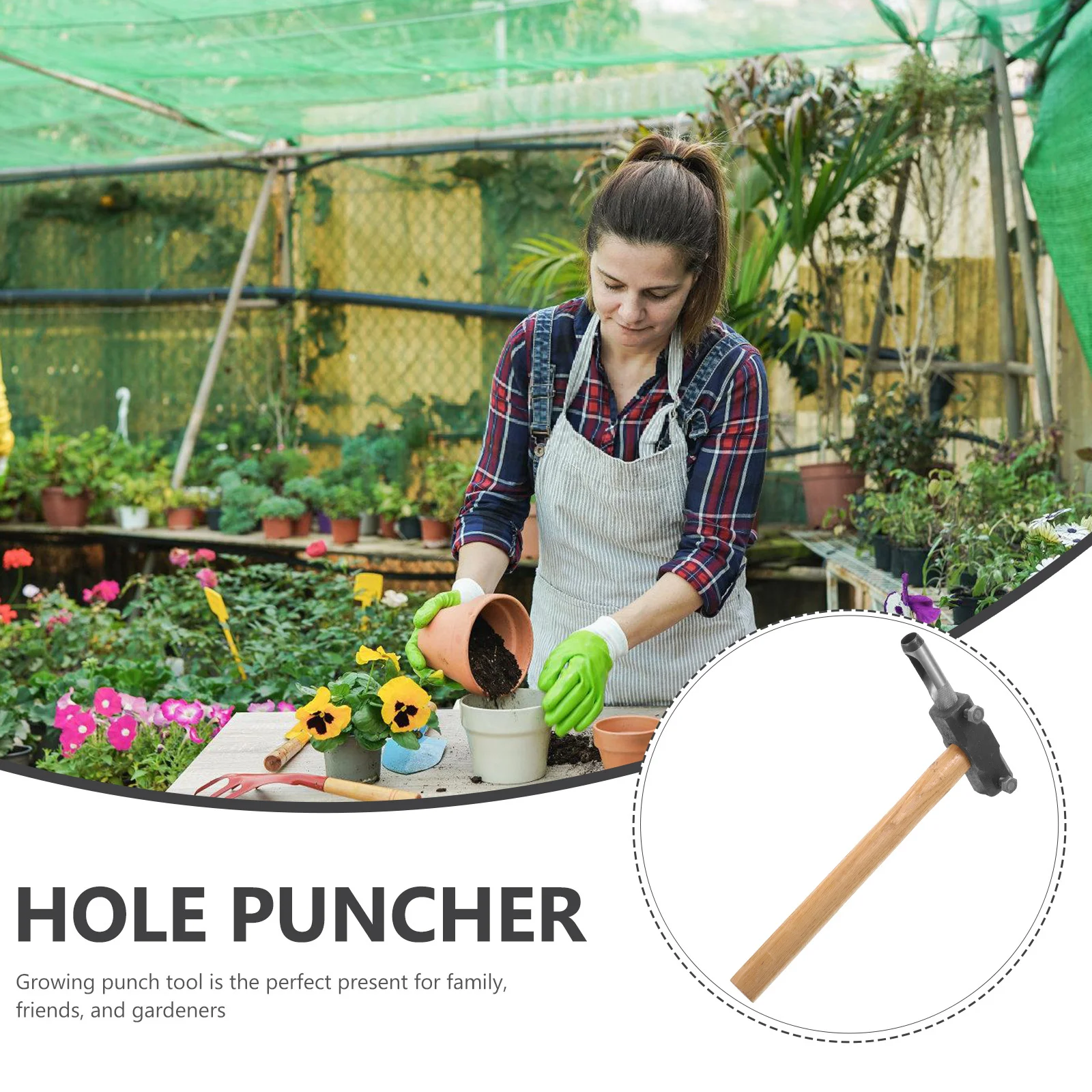 

Mushroom Planting Hammer Double Head Durable Wood Iron Log Inoculation Tool Spawn Tool Mushroom Planting Puncher