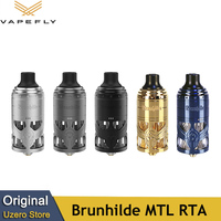 Original Vapefly Brunhilde MTL RTA Tank 5ml Atomizer single coil build 6 levels airflow control Electronic Cigarette Vape