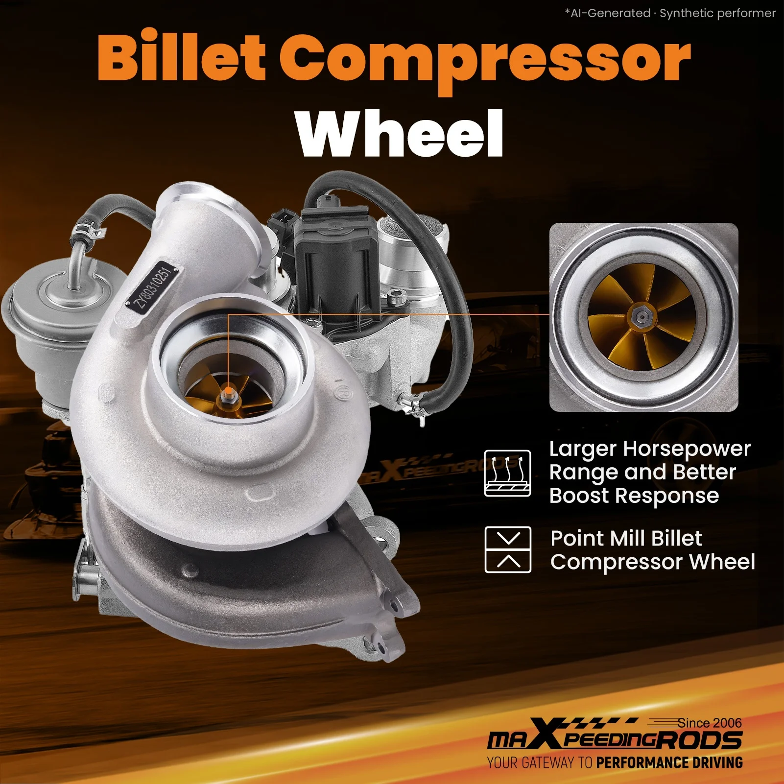 HX55 Upgraded Billet Turbo Charger for Cummins ISX 1 ISX Signature 450 4036892