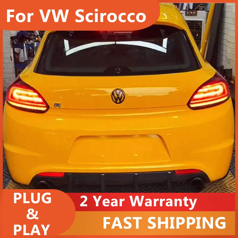 

Автомобильные аксессуары для VW Scirocco, задние фонари 2009-2015, задние фонари Volkswagen Scirocco, DRL, противотуманные фары, указатель поворота, задний ход