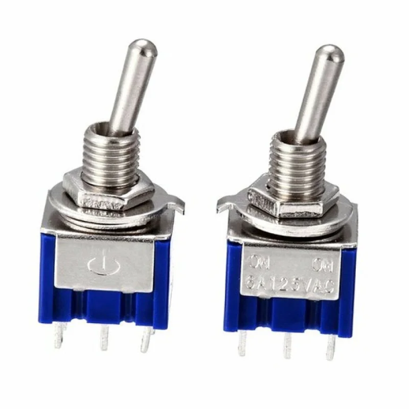 ON ON تبديل مفاتيح 2 موقف 6 دبوس DPDT x5 قارب سيارة نموذج السكك الحديدية