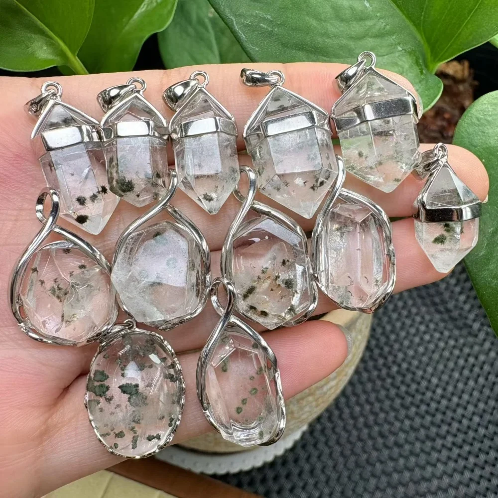 

Кулон-подвеска из натурального зеленого морского ежа S925, ожерелье, целебное украшение, модный подарок, кристаллы, бусины, Рейки, драгоценный камень, подарок 1