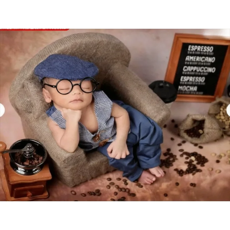 

Набор фотографий в британском стиле для новорожденных — жилет и шорты для маленьких мальчиков с очками для фотосъемки — реквизит для студии Little Gentleman, 3 шт.