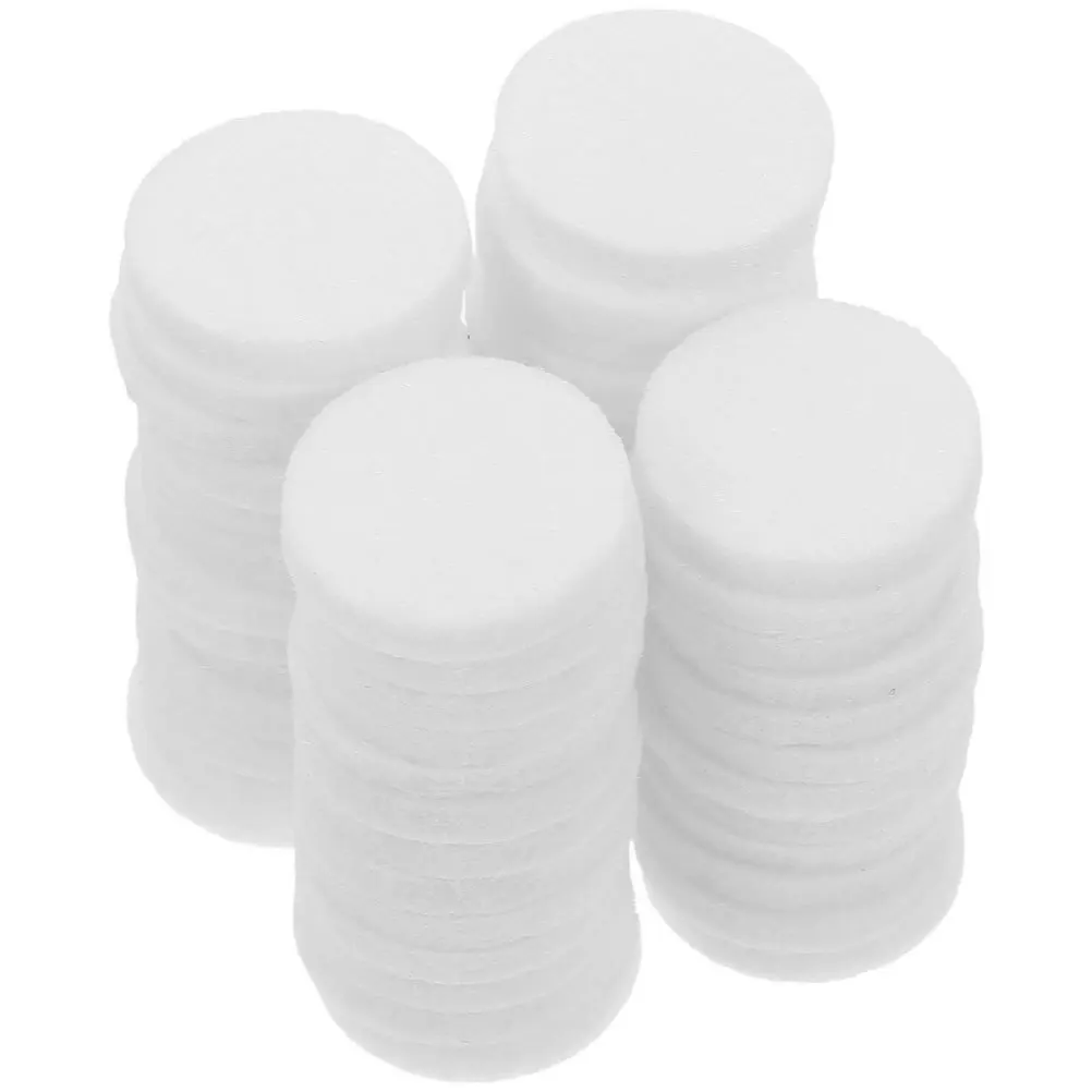 

100 pcs 20Mm Round Cotton Essential Oil Diffuser Pads Long-Lasting Aroma Release For Aromatherapy Car Vent Clip Replacement