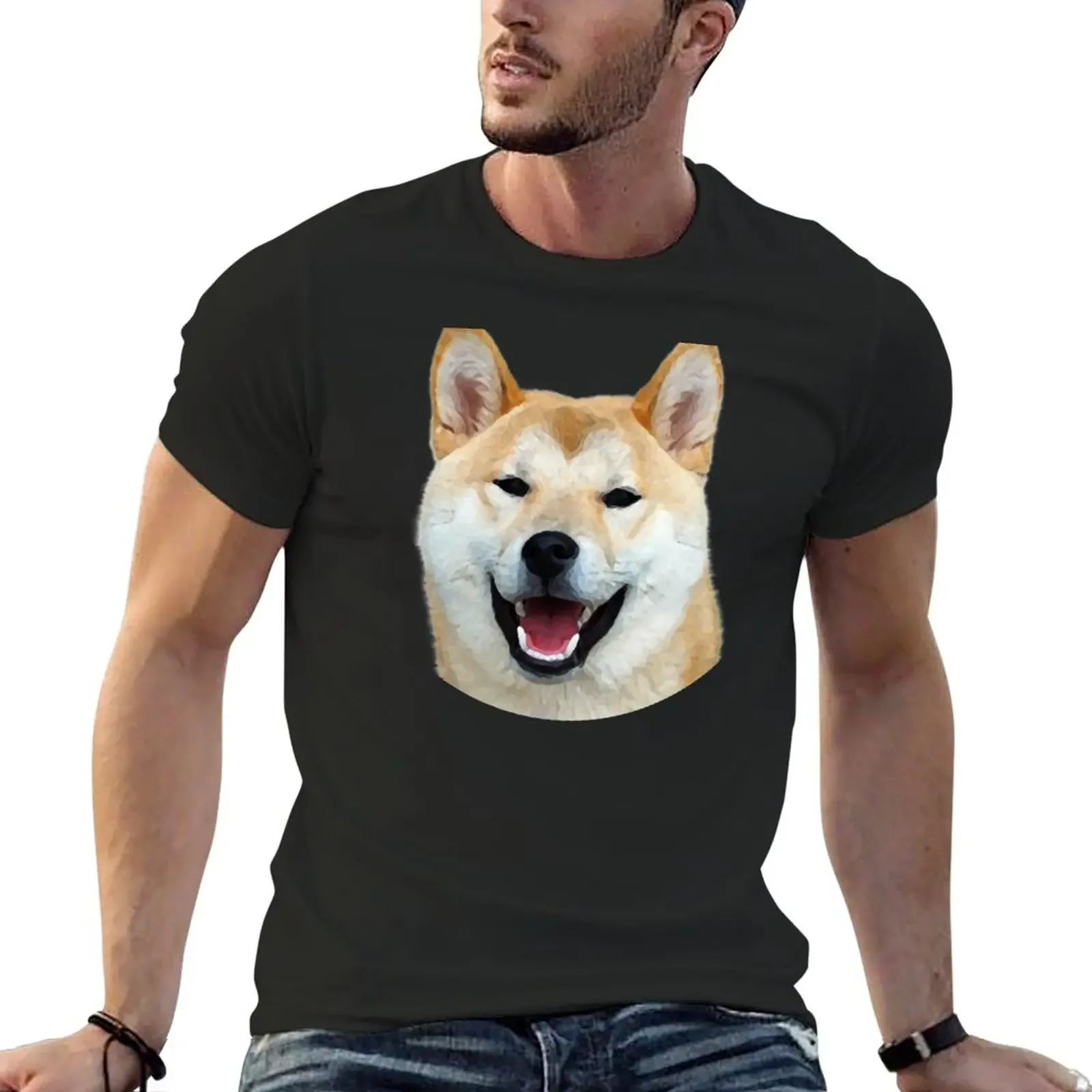 

funny shiba inu face portrait cute shiba inu mom T-Shirt anime sublime for a boy anime figures mens shirts graphic tee