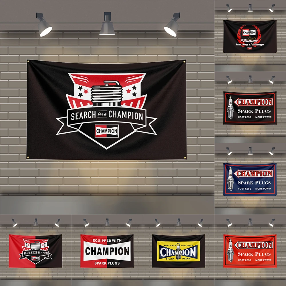 

3x5 Ft NGKs Flag Polyester Printed NGKs Flags for Room Garage Decor