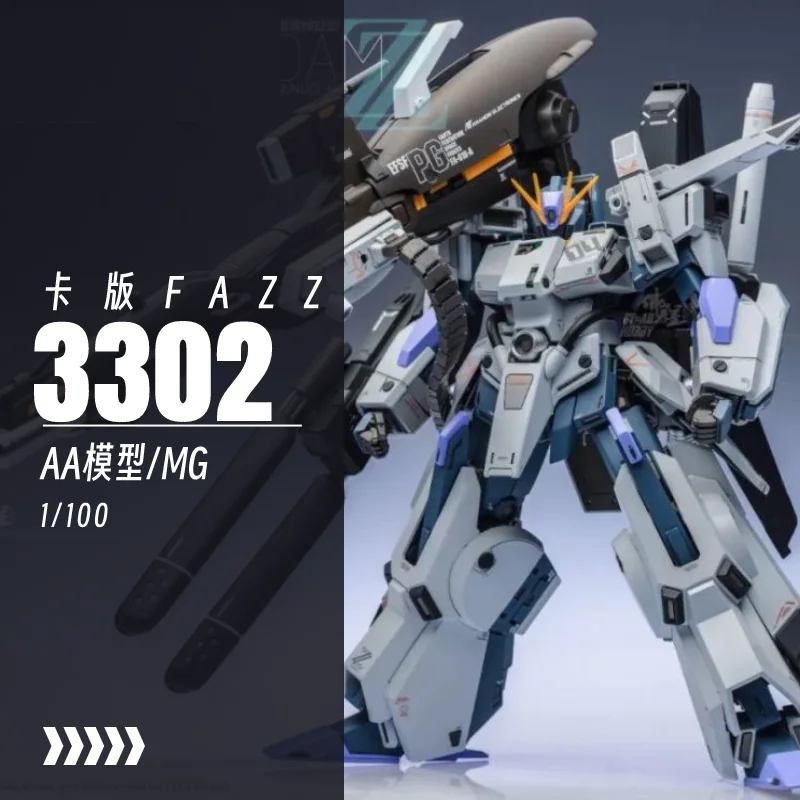 Mobile Suit MG Model Kit 1/100 3302 FAZZ KA Version Assemble Model Action Figures Robot Toy Christmas Gift DABAN