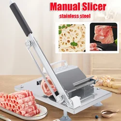 Stainless Steel Frozen Meat Slicer with Handle Bone Cutting Knife Minced Lamb Slicer Multi-fuction Chicken Duck Fish Cutter