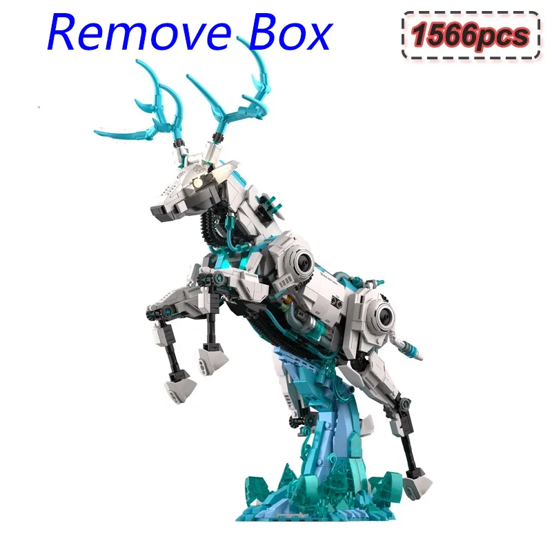 1566pcs Horizon Herten Machine Dier Building Sets Collectible Toy MOC Bouwstenen DIY Speelgoed Volwassen Kind Gift Montage Baksteen Kit