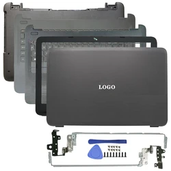 Capa traseira para laptop hp 15-ay 15-ba 15-bd, tampa lcd para o painel frontal/dobradiças/descanso para as mãos/caixa inferior 829069-001