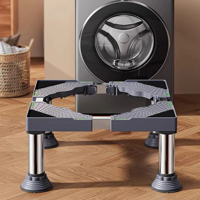 Adjustable Washing Machine Stand Universal Electrical Appliances Storage Shelf Dryer Moisture-proof Base Refrigerator Leg Brace