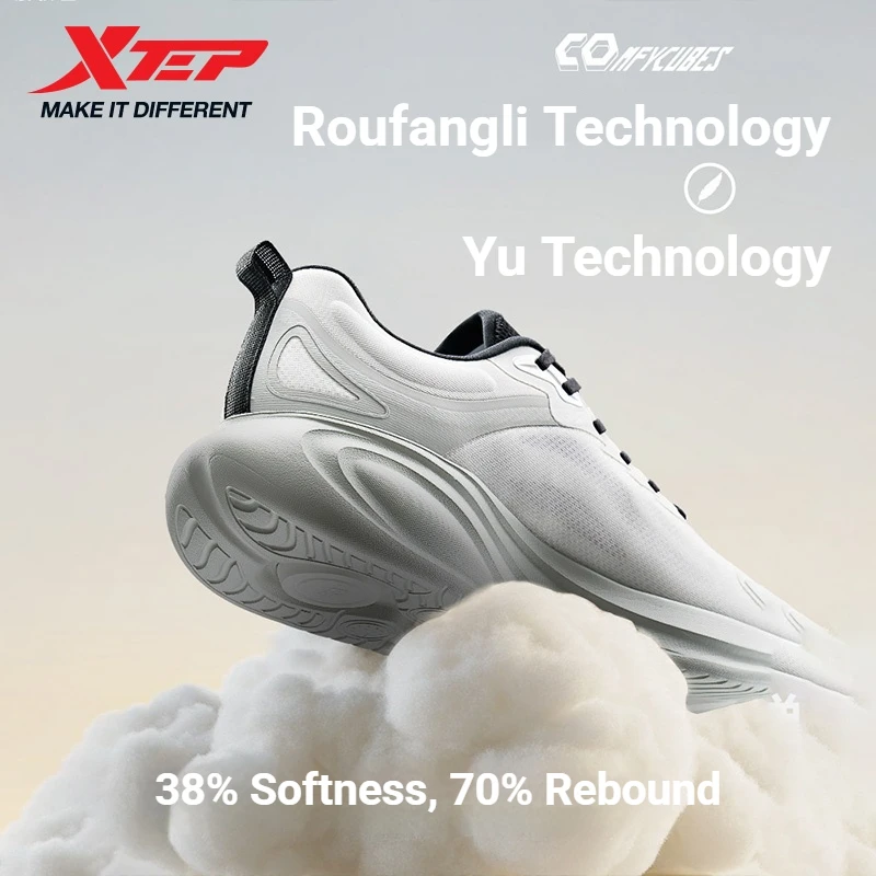 Xtep Xingyun 6.0 For Male Rebound Cushioning Urban Commuting Height-Increasing Comfort Running Shoes 874219110032