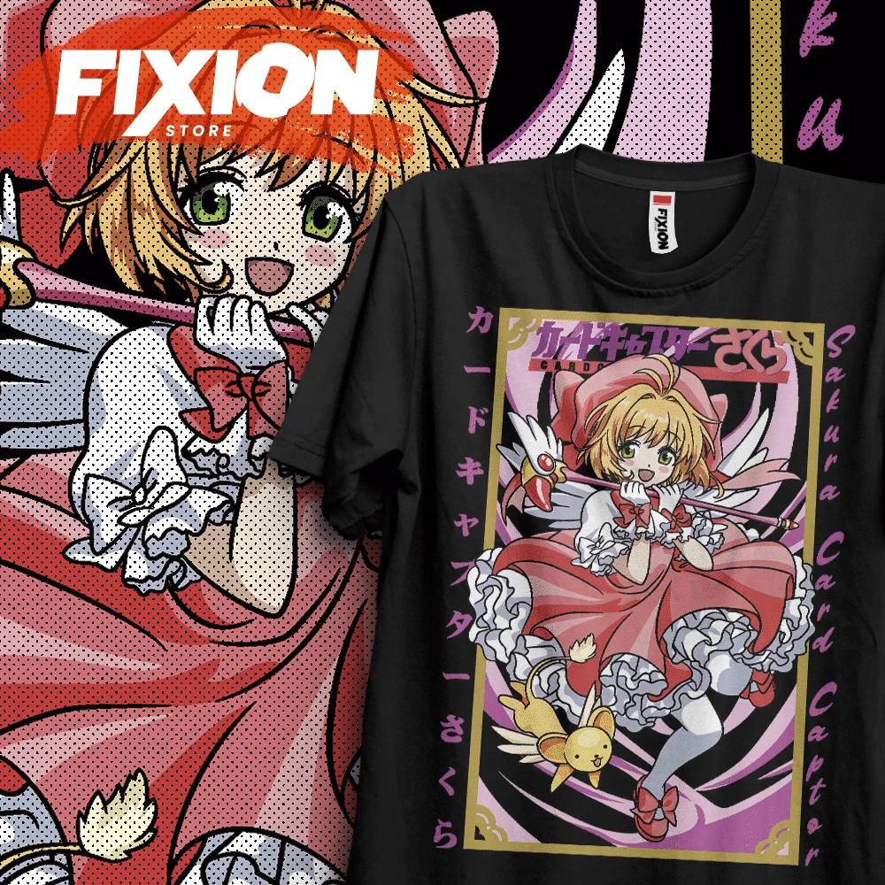 Sakura Card Captor E Anime T Shirt Manga Gift For Anime Lover All Size Cotton