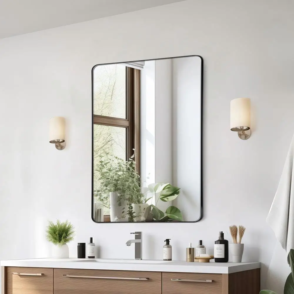 

Wall Mirror 22x30 inches Aluminium Alloy Frame