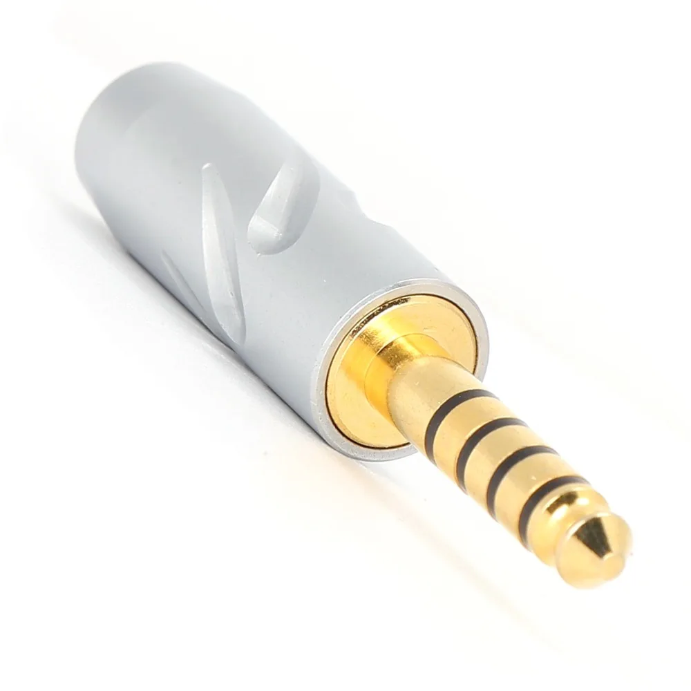 Plug and Play 4.4mm 5 Pole Balanced Output Plug Balanced Output Audio Equipment Plug for Sony / Furutech Headphones Headset