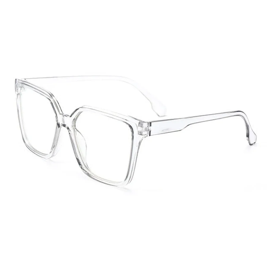 1-teilige klassische modische Damenbrille mit quadratischem Rahmen und klaren Gläsern – stilvolles Accessoire für den täglichen Gebrauch und die Fotografie – Detail 7