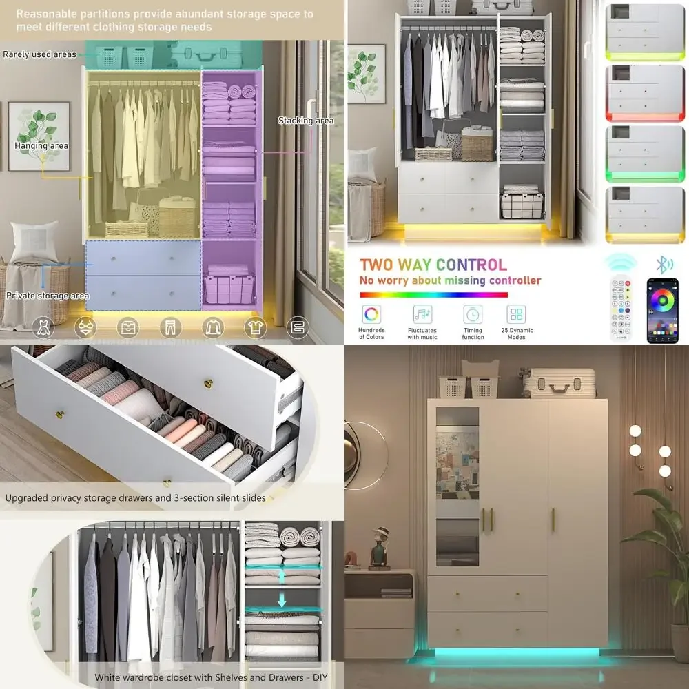 3 Door Wardrobe Clo…