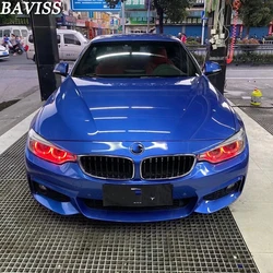 BMW 4 시리즈 2014-2016 CSL 옐로우 DRL 다색 LED 보드, F32 F33 F36 주간 주행등, 레드 RGBW 레몬 앰버 블루