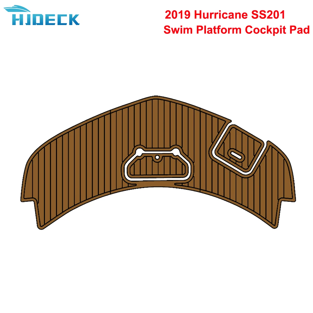 

2019 Hurricane SS201 Swim Platform Cockpit Pad Teak Sintetico Barca Carpet For Boat Accessories Marine kayak Customizable