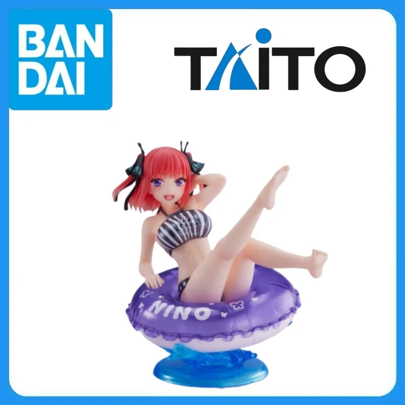 In Stock Genuine TAiTO Eiga Gotoubun No Hanayome Nakano Nino Aqua Float Girls Anime Figure Garage Kit Anime Cartoon Model Toys