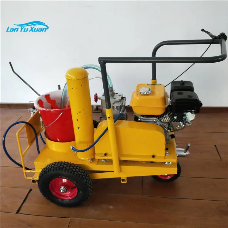 Cold Spray Gasolina Marcação Máquina com Hopper, Road Line