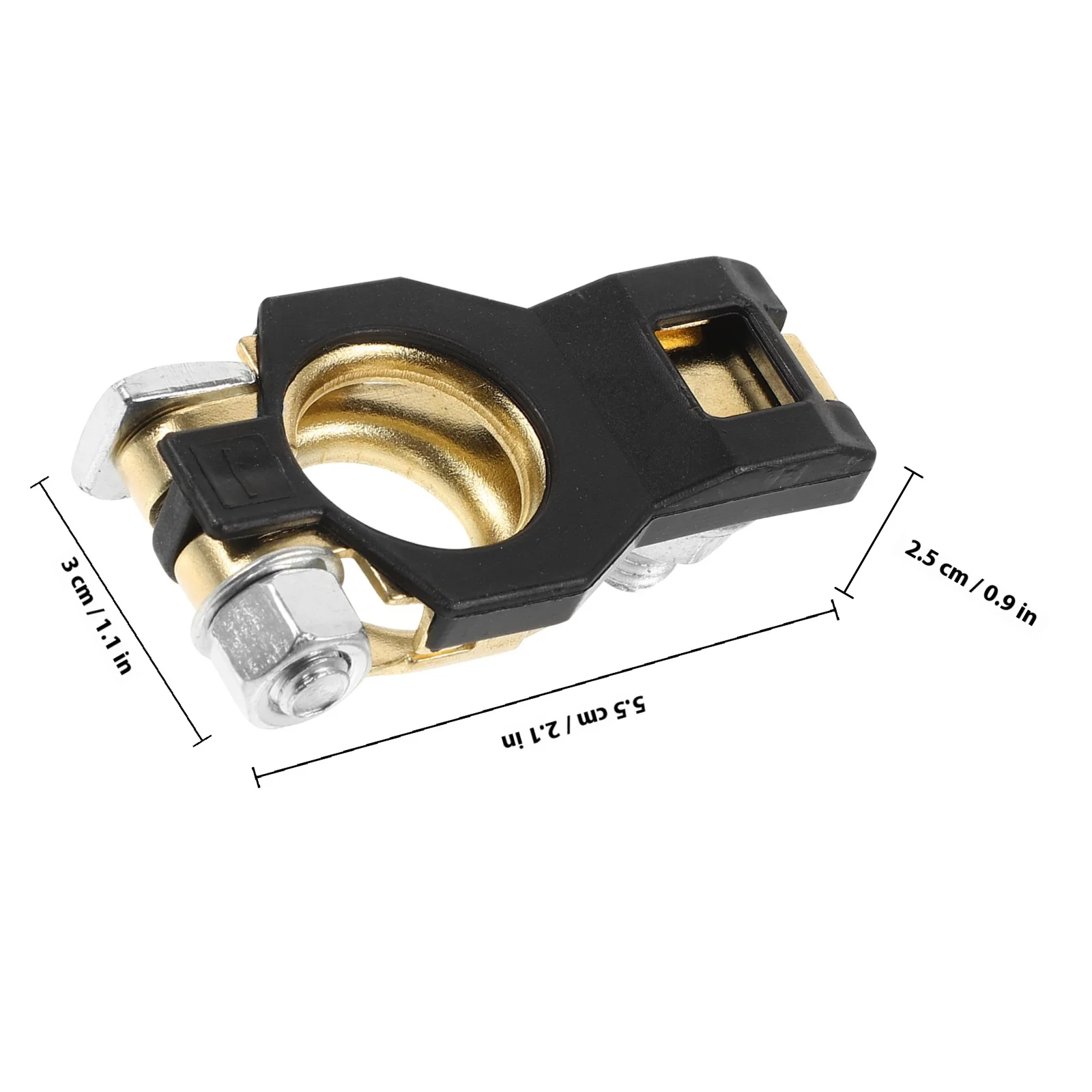 Braçadeira terminal de carro conector liga resistente clipe automático resistente à corrosão para cabo de terminais de caminhão