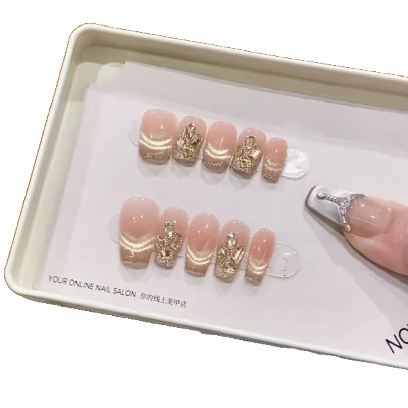 

Pure handmade phototherapy wearing nail Senna dusk nail patch removable