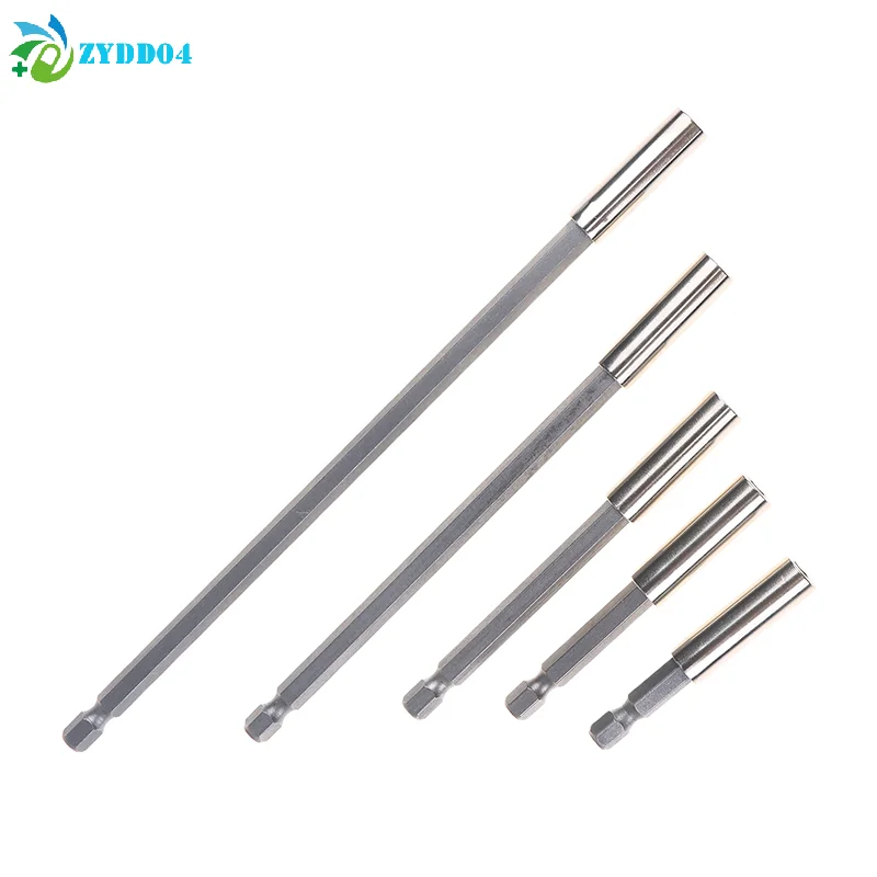 ●1Set Quick Change Hex Shank Adapter  - Magnetic Cordless Bit Holder Extension 60-200mm For Power Drill Impact Driver