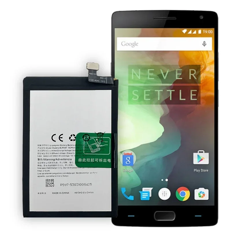 Per batteria Oppo OnePlus 2 OnePlus Two Core originale Oneplus1 2 Blp597 Batteria per telefono cellulare