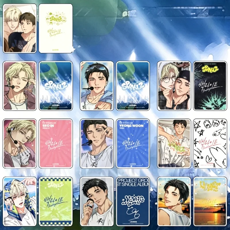 Backlight 2026 World Tour Photo Cards 10PCS Manga Characters HD Double-Sided LOMO for Fans Collection