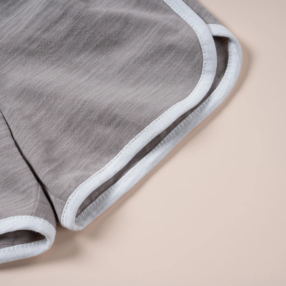 بدلة كاجوال مطبوعة بألوان قوس قزح كرتونية للفتيان والفتيات ، قطن ، تنفس ومريح ، أكمام قصيرة ، توب وشورت ، أطقم ملابس ، 2 * ، الصيف