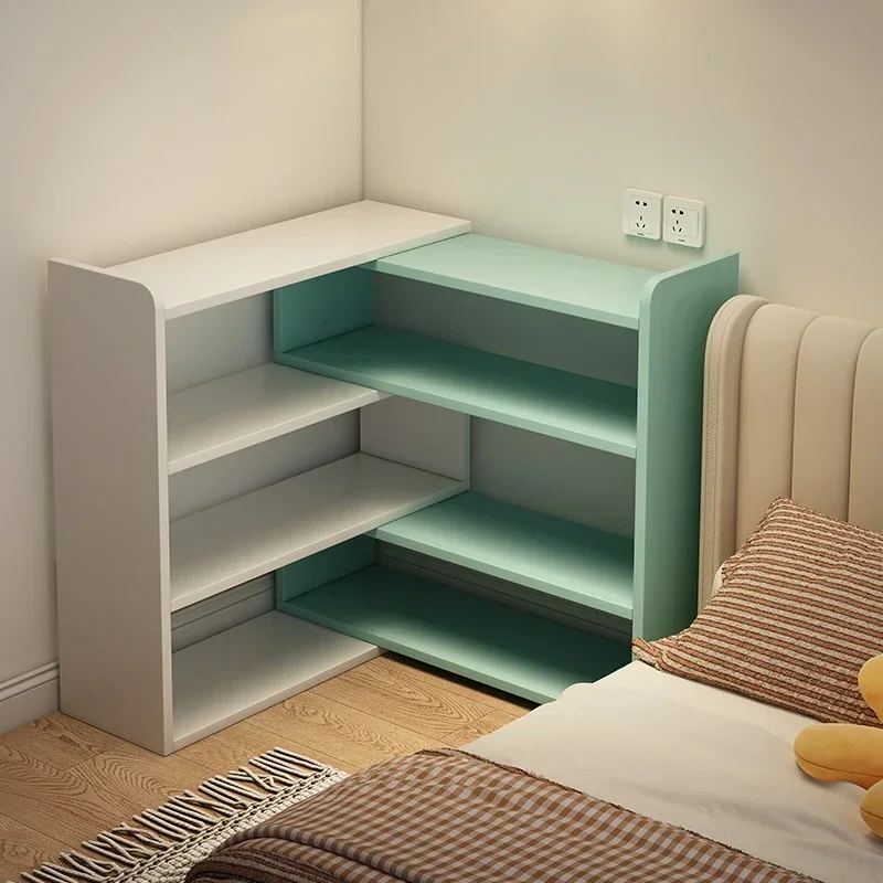 

Bookshelf Floor-to-ceiling shelf Bookcase Locker Integrated against the wall Household living room storage rack Bedside table