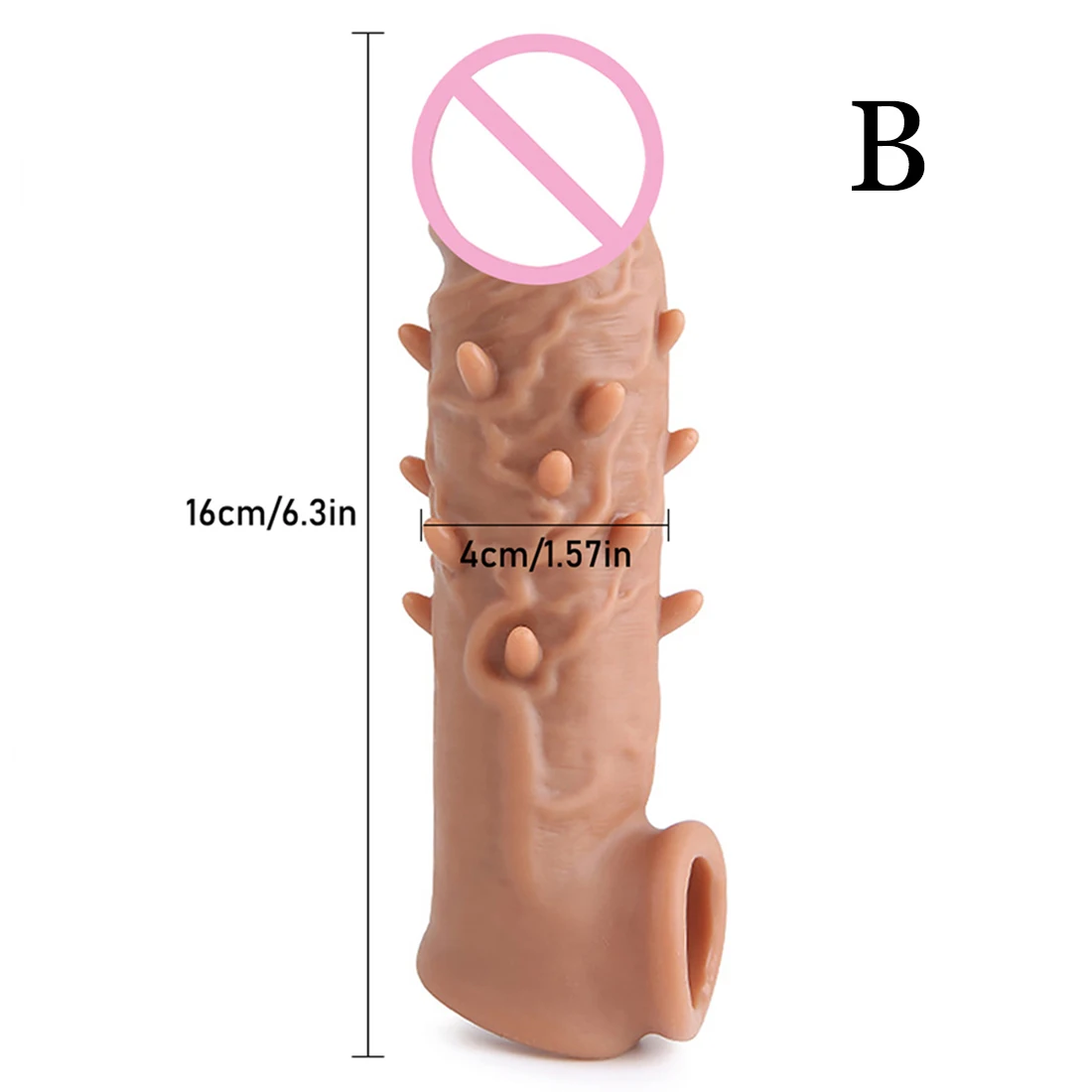 Reusable Penis Enlargers Realistic Dildos Condoms Soft Dick Extender Enhancer Delayed Ejaculation Cock Sleeve Sex Toys for Men