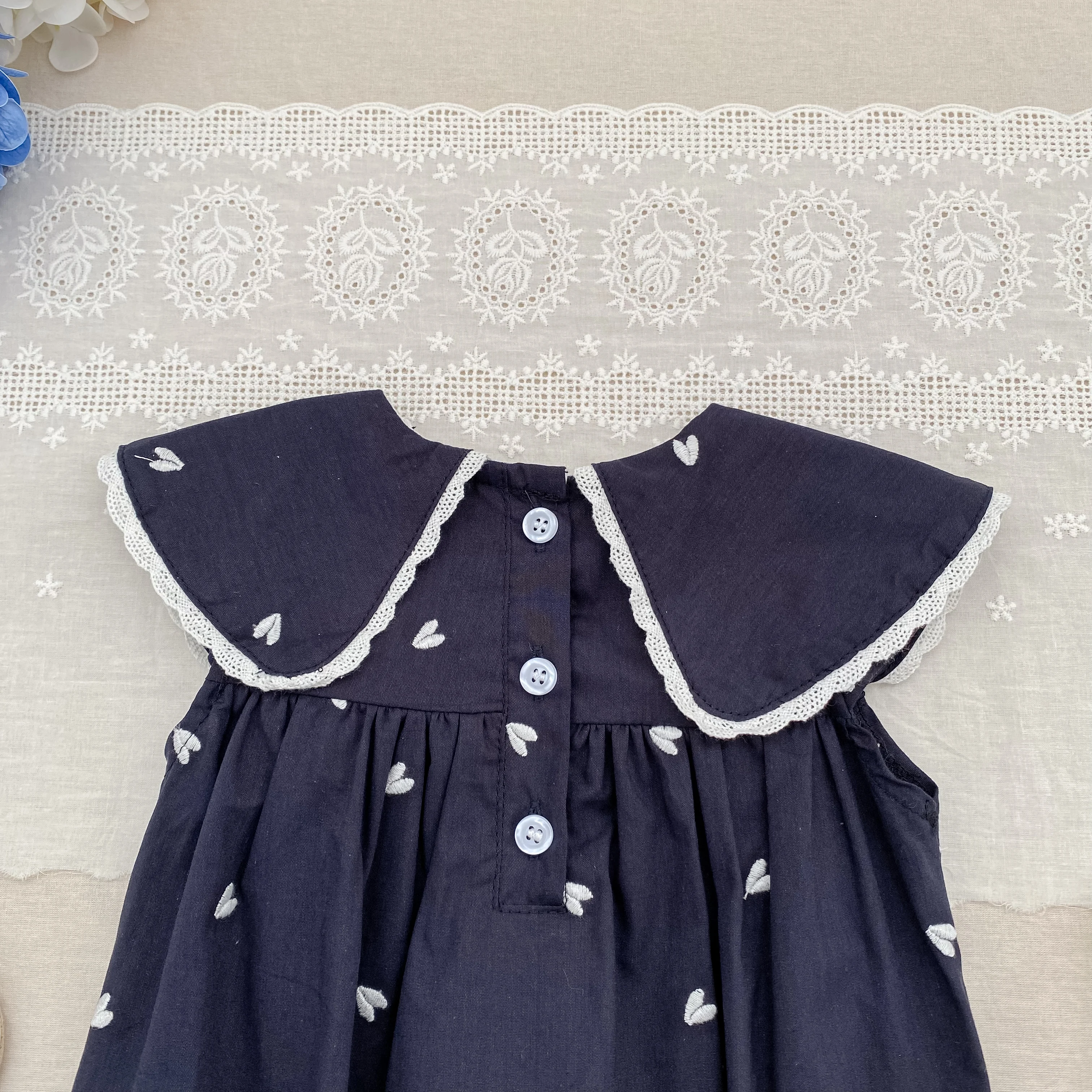 2026 Neuer Sommer Neugeborenen Baby Mädchen Strampler 0-24M Baby Mädchen Kleidung Ärmellos Baumwolle Herz-Print Baby Mädchen Einteiler – Detail 8