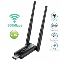 USB Wireless WiFi Repeater 2.4G 300Mbps Extender Router WiFi Signal Amplifier Booster Remote Wi-Fi Small And Convenient for PC