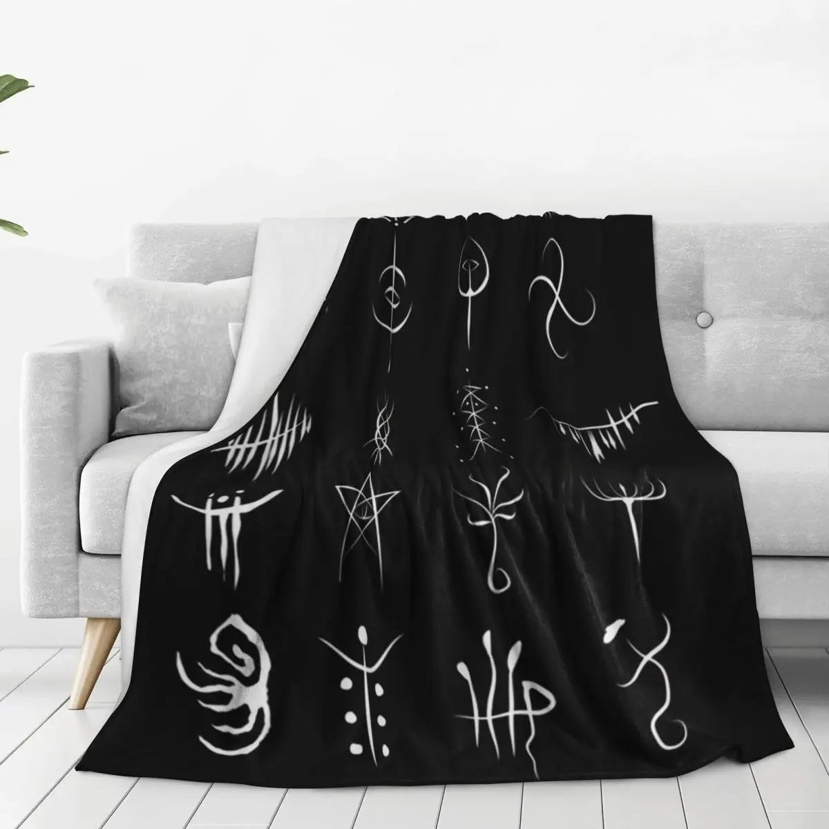 Bloodborne Caryll Runes Blankets Fleece Multi-function Throw Blankets Throw Blanket For Couch Bedding Travel Throws Bedspread