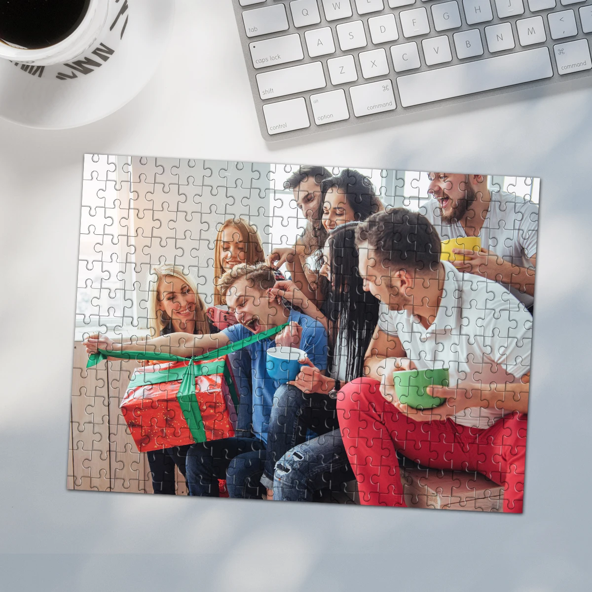 35/300/500/1000 ชิ้น ปริศนาภาพถ่ายส่วนตัวแบบกำหนดเอง ของขวัญเซอร์ไพรส์สั่งทำพิเศษสำหรับงานปาร์ตี้วันหยุด งานแต่งงาน วันเกิด วันวาเลนไทน์