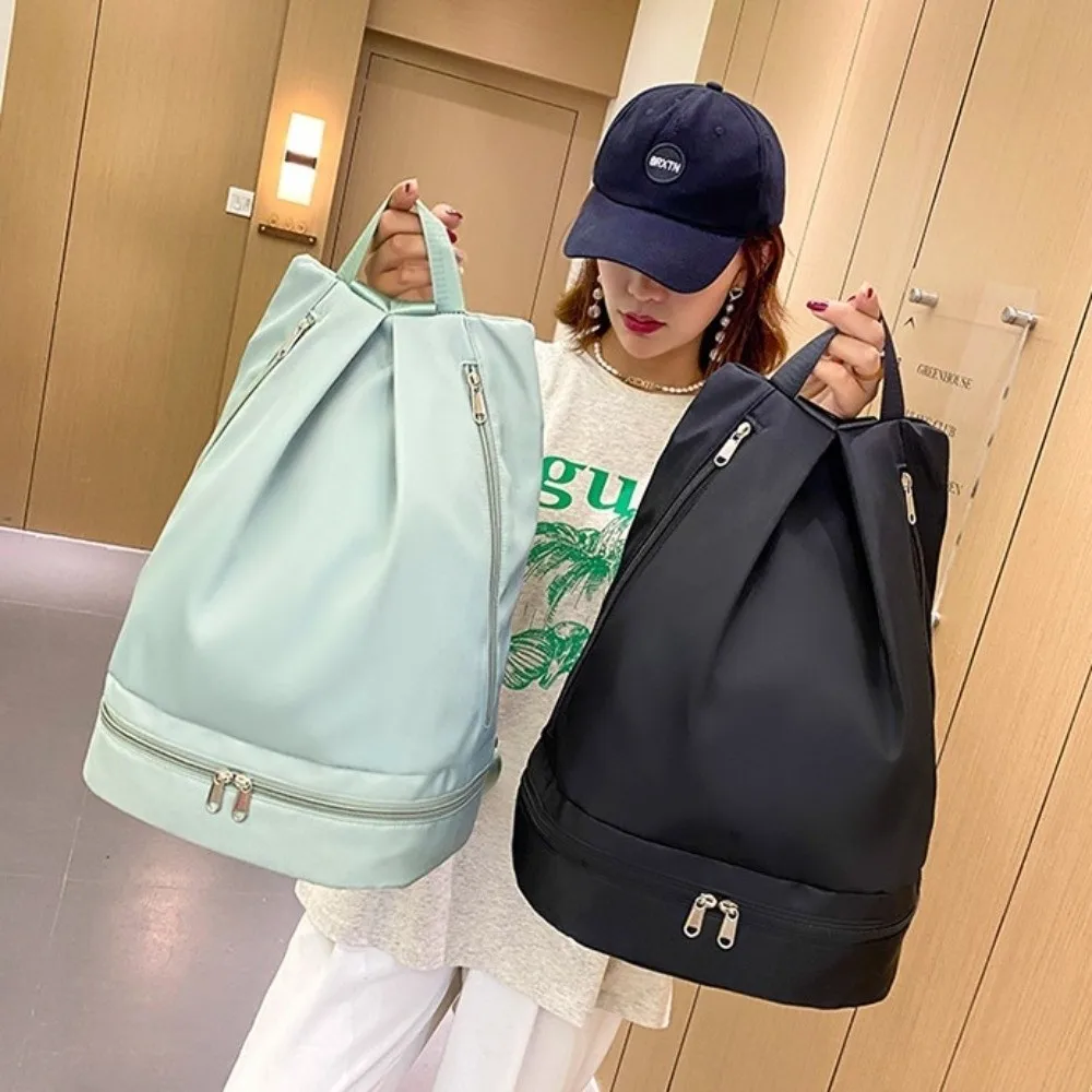 

Waterproof Wet Dry Separation Fitness Bag Large Capacity Zip Backpack Swimming Bag Multifunction Splashproof