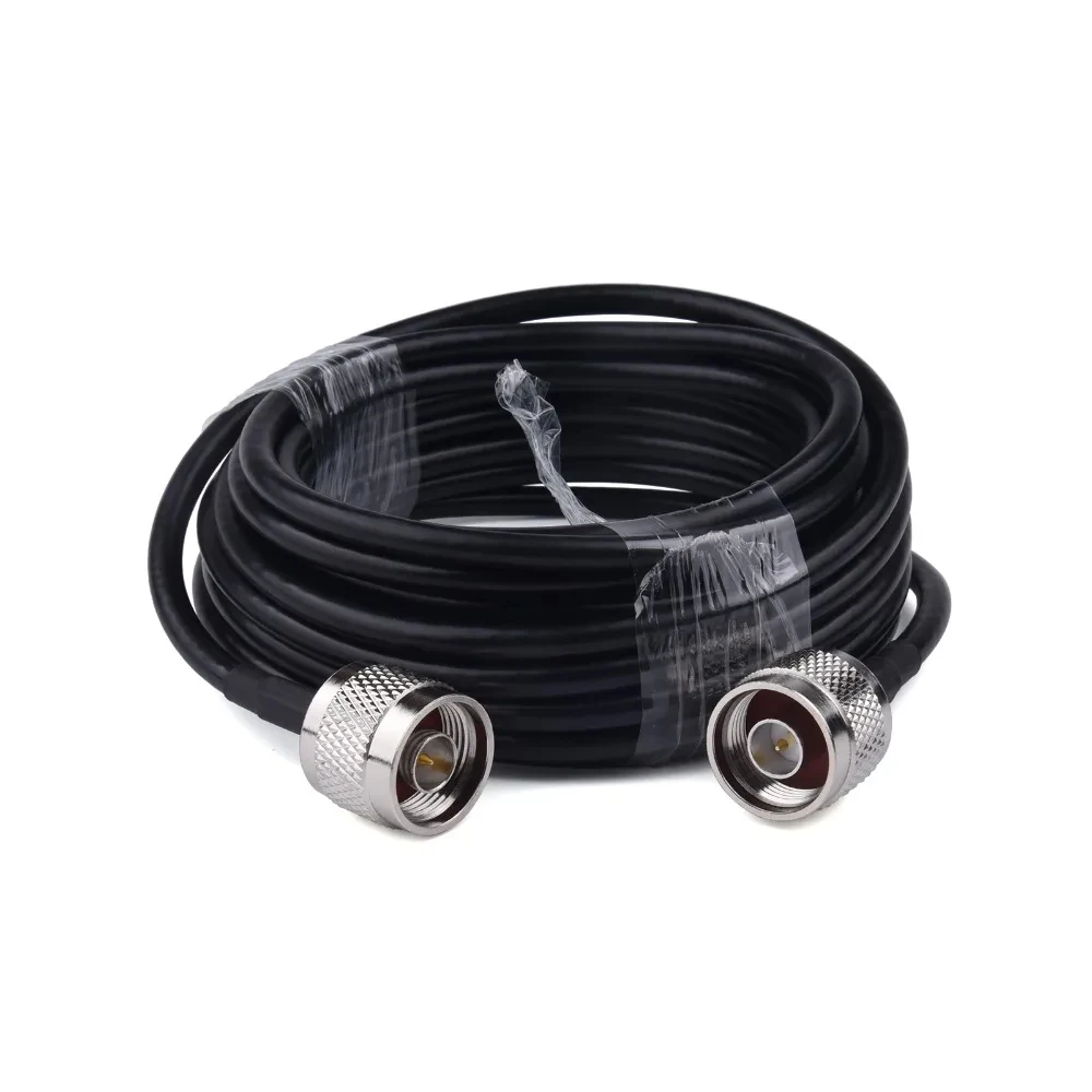 

5D 50 Ohm Coaxial Cable N-Male to N-Male for Mobile Signal Booster Cellular Amplifier 2G 3G 4G Compatible High-Quality RF Cable