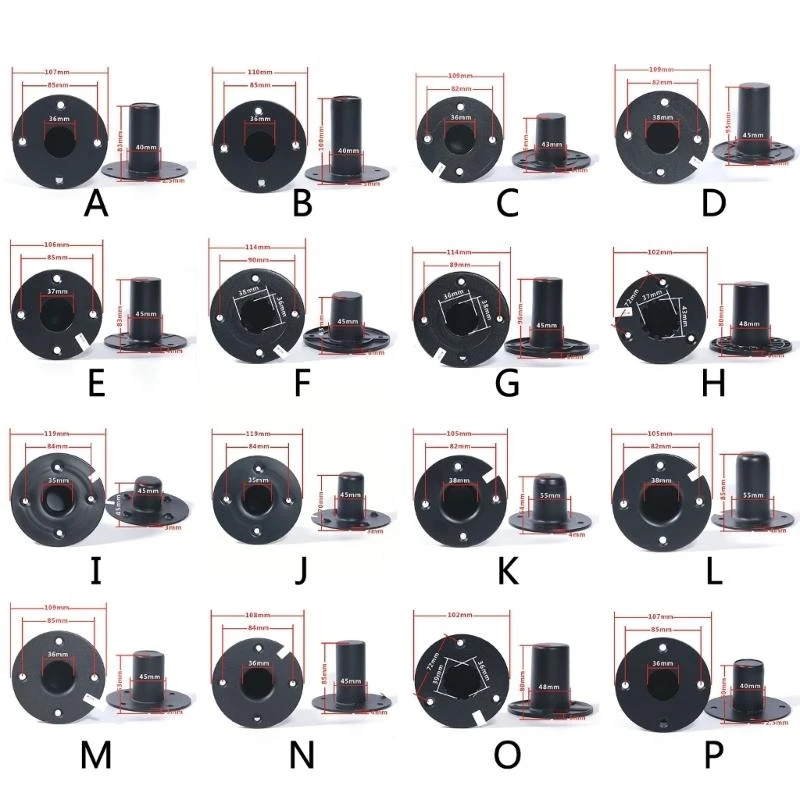Metal Stand Altavo Base hierro Asientos sonido inferior para sonido etapa profesional mejorada durabilidad