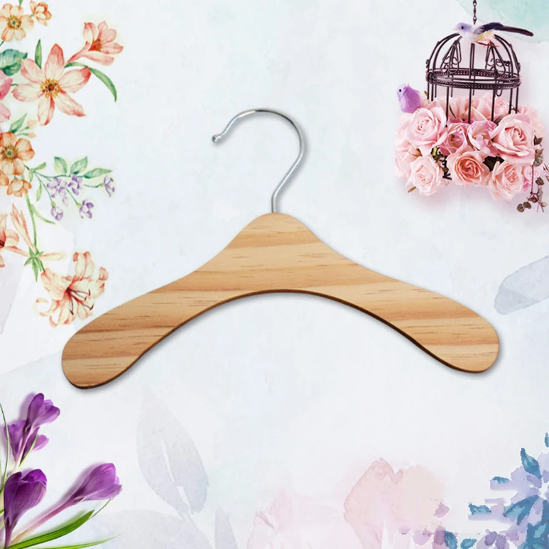 Wooden Pet Hanger Pet Hanger Wooden Dog Cat Fashionable Cute Dog Wear Clothes High Quality